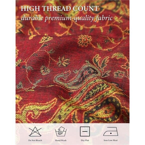 Soft Silky Reversible Paisley Pashmina Shawl Wrap Scarf w/Fringes - Picture 6 of 7